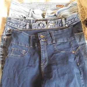 Every Shade O Blue Jeans Bundle 3 pr size 8/ jr 11